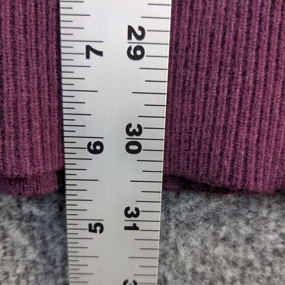 White House Black Market Women's Sweater Dress Purple Small Long Sleeve V-Neck - Picture 11 of 12